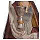Saint Barbara with chalice in Valgardena wood, 56cm antique gold s6