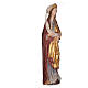 Sainte Barbara avec calice 56 cm bois Valgardena Old Gold s3