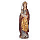 Saint Barbara with chalice in Valgardena wood, 56cm antique gold s7