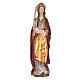 Saint Barbara with chalice in Valgardena wood, 56cm antique gold s1