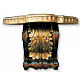 Wall Bracket in wood with capital 33x45x30cm s1