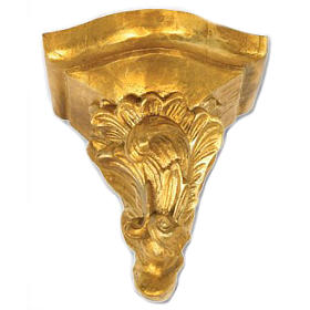 Statues en bois peint: Étagère en bois pour statues 23x22x20 cm