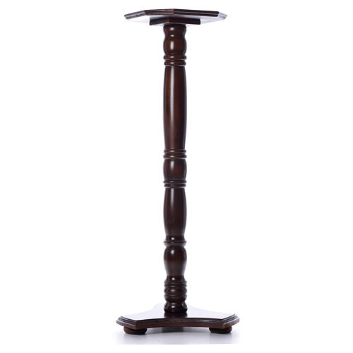 Column stand for statues in turned solid wood,  110x47x40cm 1