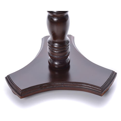Column stand for statues in turned solid wood,  110x47x40cm 2