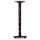 Column stand for statues in turned solid wood,  110x47x40cm s1