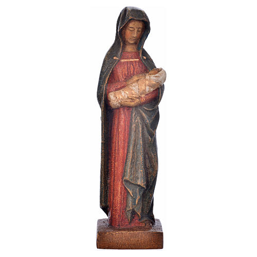Vergine d'Autun con bambino 15 cm legno Bethléem 1