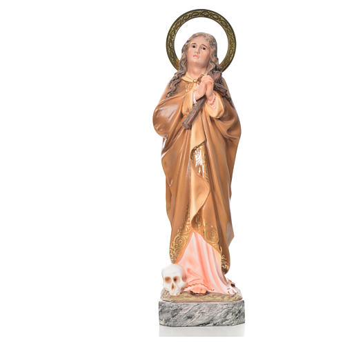 Heilige Maddalena aus Holzmasse elegante Dekoration 30 cm 1