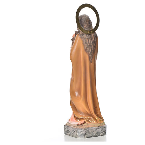 Heilige Maddalena aus Holzmasse elegante Dekoration 30 cm 3