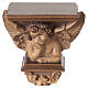 Wall shelf for statues, Raffaello model multi-patinated s1