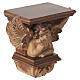 Wall shelf for statues, Raffaello model multi-patinated s3