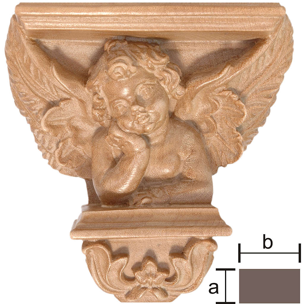 Wall shelf for statues, Raffaello model, natural patinated online