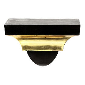 Mensola parete per statue 9x11 stile gotico Antico Gold