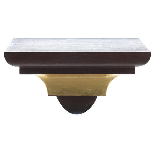 Mensola parete stile gotico Valgardena Antico Gold 1