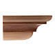 Wall shelf, gothic style in multi-patinated Valgardena wood s2