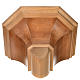 Mensola parete gotica 22x27 legno multipatinato s4