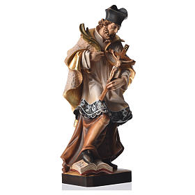 Statue Saint Népomucène 30 cm bois peint