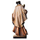 Statua San Nepomuceno 30 cm legno dipinto s4