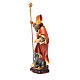 STOCK Saint Blaise statue in painted wood 20 cm s2