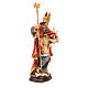 STOCK Saint Blaise statue in painted wood 20 cm s3