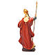 STOCK Saint Blaise statue in painted wood 20 cm s4