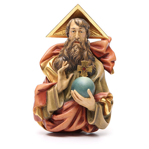 STOCK Heavenly Father in painted wood 15 cm 1