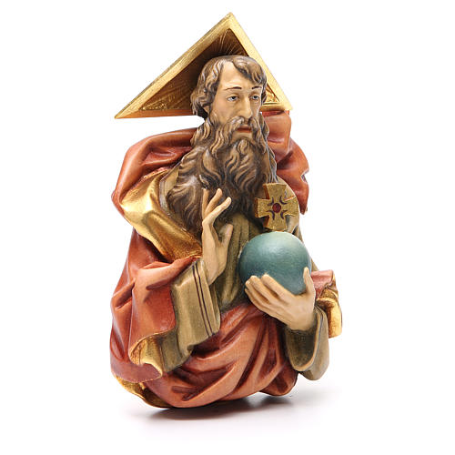 STOCK Heavenly Father in painted wood 15 cm 3