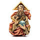 STOCK Heavenly Father in painted wood 15 cm s1