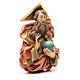STOCK Heavenly Father in painted wood 15 cm s3