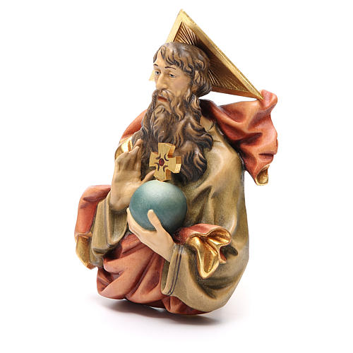 STOCK Heavenly Father in painted wood 15 cm 2