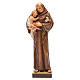 STOCK Statua Sant'Antonio pasta di legno dipinta 31 cm s1