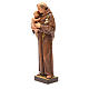 STOCK Saint Anthony statue painted wood paste 31 cm s2