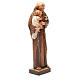 STOCK Saint Anthony statue painted wood paste 31 cm s3