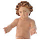 Wooden Baby Jesus statue with open arms, realistic colors s2