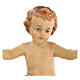 Baby Jesus wooden figurine with opened arms and golden drape s2