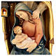 Sagrada Família em madeira pintada com cores vivas s2