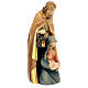 Holy Family in bright colors painted wood Val Gardena s6