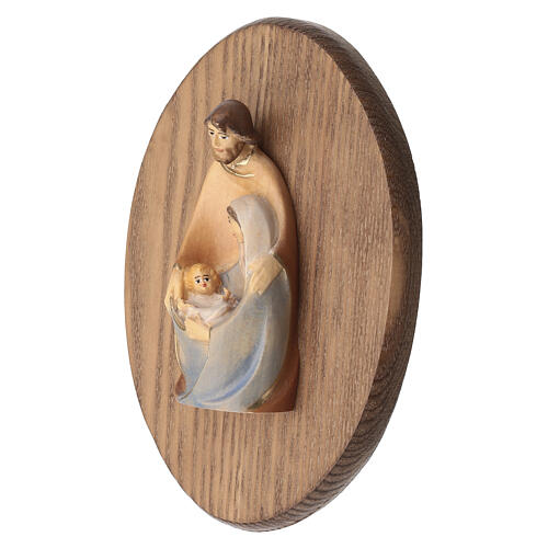 Holy Family in maple wood delicate colours 3