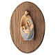 Sacra Famiglia colori tenui in legno di acero s1