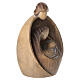 Heilige Familie aus hellen Eschenholz Golden Finish s4