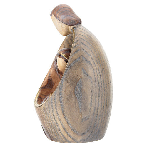 Sacra Famiglia moderna legno frassino con ombreggiature 5