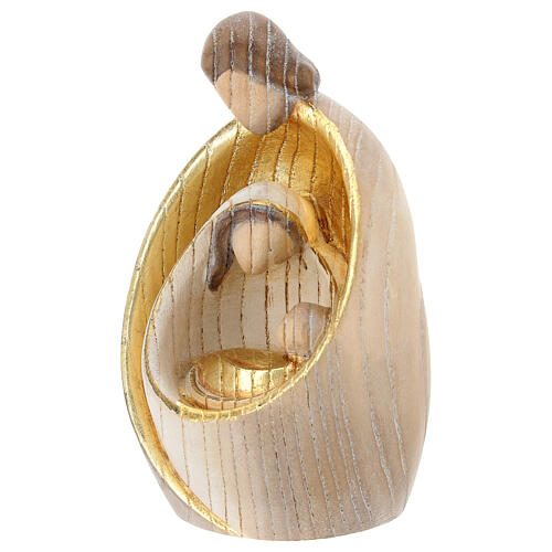 Sagrada Familia dorada de estilo moderno, de madera de fresno 3