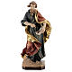 Saint Matthew statue in painted wood, Val Gardena s1