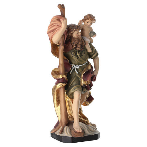San Cristóbal de madera pintada 7