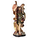 Saint Christopher painted wood statue, Val Gardena s7