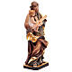 Saint Joseph statue with Baby Jesus in painted wood s5