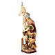 Estatua San Florián de madera pintada s3