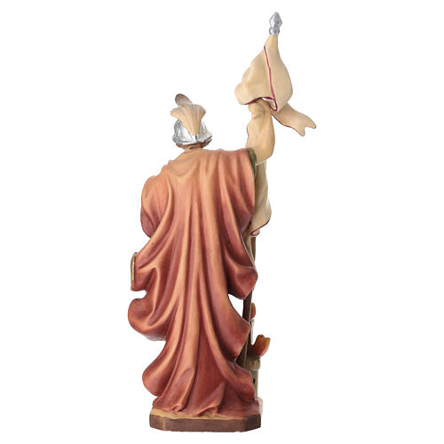 Statue Saint Florian en bois coloré 5
