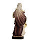 Statue de Sainte Agnès bois robe avec nuances s7