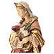 Statue Hl. Christina bemalten Grödnertal Holz s5