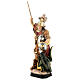 Saint George with dragon in painted wood, Val Gardena s3